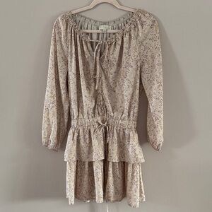 Pinch Floral Cream Dress